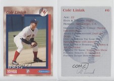 1999 Dunkin' Donuts Pawtucket Red Sox Cole Liniak #6