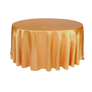 YCC Linens - Round Satin Tablecloths for weddings and special events
