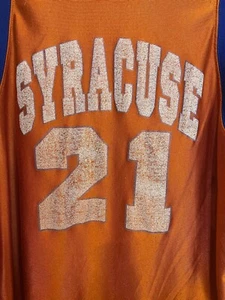 Majestic Auténtico Syracuse Naranja Hombre Camiseta de Baloncesto Número 21 Adulto XL - Imagen 1 de 7