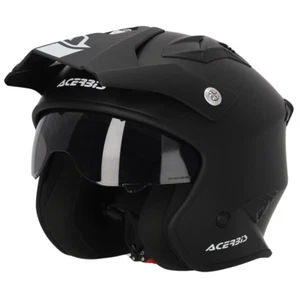 CASCO JET ARIA 22-06 NERO ACERBIS ENDURO OFF ROAD MOTARD MOTO CROSS TAGLIA S - Bild 1 von 9