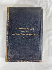 1881 Revised New Testament Bible, Presentation Copy from the American Committee - Picture 1 of 5