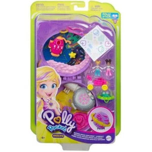Polly Pocket Saturn Space Explorer Compacto, 2 Micro Muñecas y Accesorios - Imagen 1 de 2