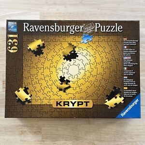 RAVENSBURGER Gold KRYPT Jigsaw Puzzle 20x27” 631 Pieces