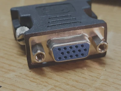 Display Grafik - Adapter DVI-I   an VGA 15 pol. D-SUb NEU    #62 - Bild 1 von 4