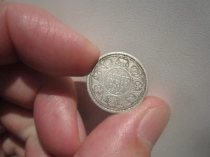 1913 INDIA 1/4 RUPEE - Picture 1 of 2