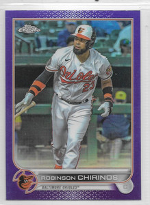 ROBINSON  CHIRINOS 2022 Topps Chrome Update Purple Refractor #USC183 NR-MINT