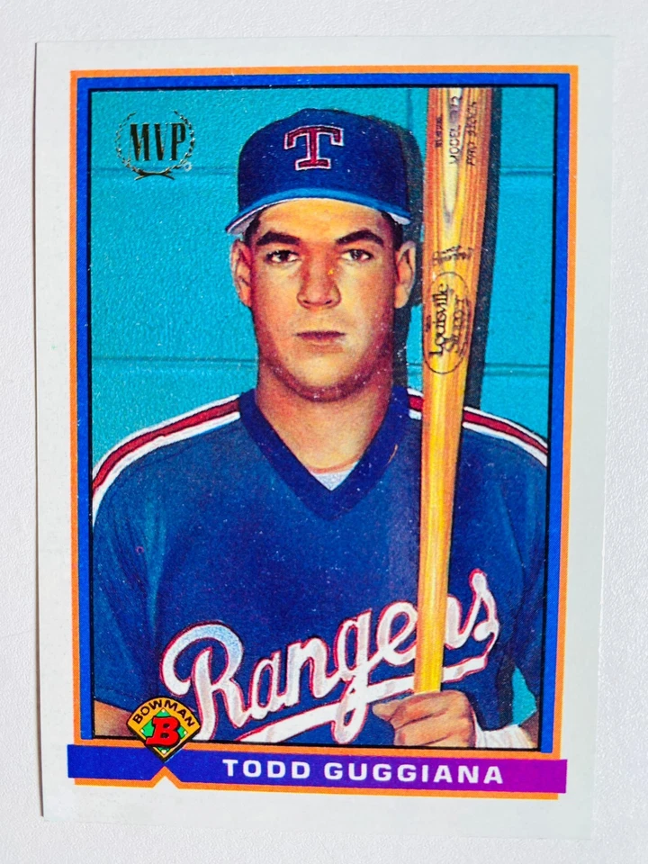 1991 BOWMAN #697 TODD GUGGIANA ROOKIE NM-MT MLB BASEBALL CARD - Image 1 of 1