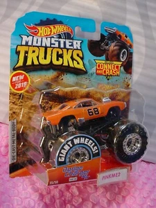 2019 MONSTER TRUCKS New DODGE CHARGER R/T 35☆Hemi ORANGE; 68☆Connect ☆Hot Wheels - Picture 1 of 2