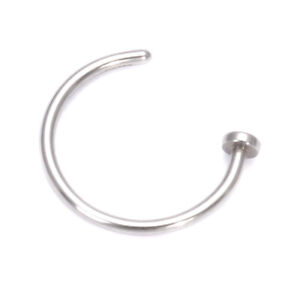 5 Colors Nose Ring Surgical Steel Fake Nose Rings Hoop Lip Nose Rings 