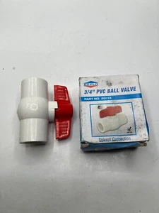 EZ-FLO 3/4 Inch Slip Schedule 40 PVC Quarter Turn Ball Valve 20113 - Picture 1 of 7