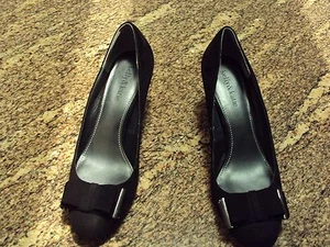 Kelly and Katie SCHWARZE DAMENSCHUHE AUS WILDLEDER MIT ABSATZ, GRÖSSE 8 US - Bild 1 von 7