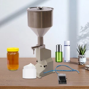 Pneumatic Filling Machine Liquid Paste Cream Filler Filling Machine 10-110ml - Picture 1 of 18