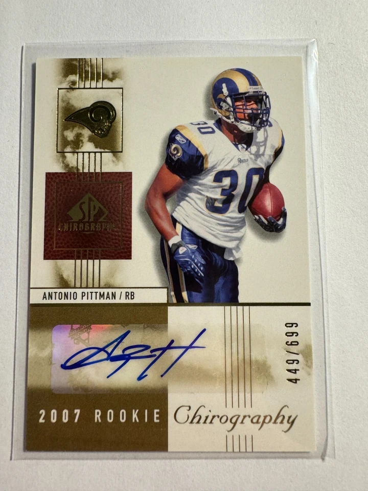 K134,889 - 2007 SP Chirography #118 Antonio Pittman Auto #/699 RC - Image 1 of 1