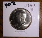 1990 - D Mint - Kennedy Half Dollar Coin - Usd  Lot# 402-A