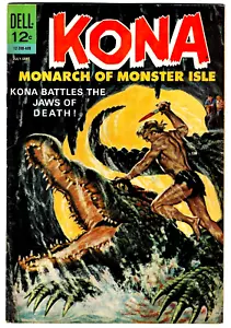 KONA #11 in VF condition a 1964 Silver Age DELL comic Monarch of Monster Isle - Picture 1 of 2
