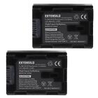 2 Batteries Pour Jvc Gz-Ex210 Gz-E300wu Gz-E505bu Gz-E565 Gz-E306 Gz-E505 890Mah