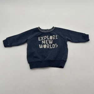 Gymboree Toddler Boys Size 3-6 M Navy Sweater..#26361 - Picture 1 of 10