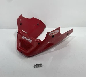 ♻️ Suzuki GSF 400 Bandit 1991 - 1995 Lower Belly Pan Fairing Cover Red & Bolts - Picture 1 of 23