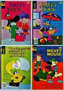 Vintage Daffy Duck Comics 107, 117, 118 + Mickey Mouse und Goofy 170 - Bild 1 von 9