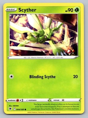 Pokémon TCG Astral Radiance Scyther #4 - Image 1 of 2