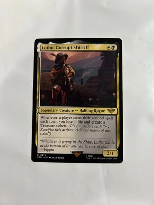 MTG Lotho Corrupt Shirriff LOTR The Lord of the Rings: Tales of Middle NEW #213 - Image 1 of 2