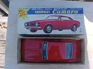 Vintage Taiyo Battery Operated Chevrolet SS Camaro Non Fall Bump N Go Car & Box - Picture 1 of 1