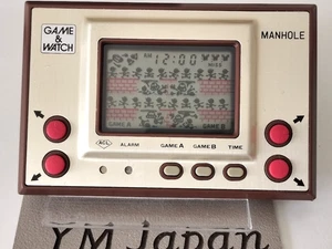 Nintendo MH-06 Game and Watch Manhole LSI gioco usato raro Giappone #04356099 - Foto 1 di 8