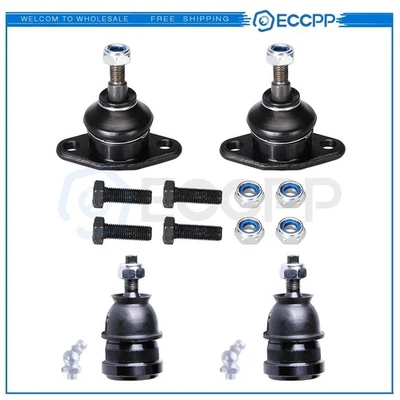 New 4Pcs Front Upper Lower Ball Joints Steering Part Fits Pontiac Acadian Foto 1 de 4