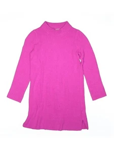 Crewcuts Outlet Girls Pink Turtleneck Sweater 8 - Picture 1 of 2