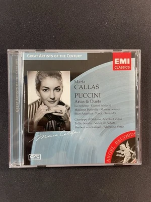 Maria Callas – Puccini: Arias & Duets CD (2004 EMI Classics, Remastered) Foto 1 de 4