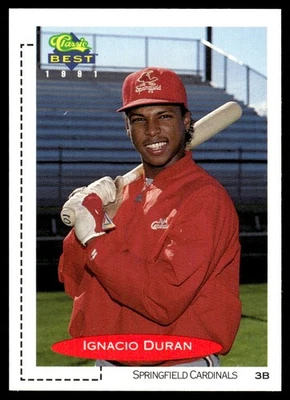 1991 Classic Best Ignacio Duran Springfield Cardinals #283 - Image 1 of 2
