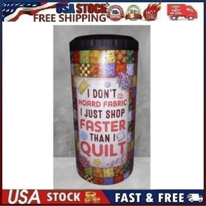 1 Stück Isolierbecher Ich horte keinen Stoff, 16 Unzen Edelstahl doppelwandig - Bild 1 von 14