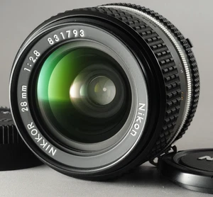 US Duty Paid SIC Top Mint Nikon NIKKOR Ai-s 28mm F/2.8 Wide Angle Lens #4063 - Picture 1 of 15