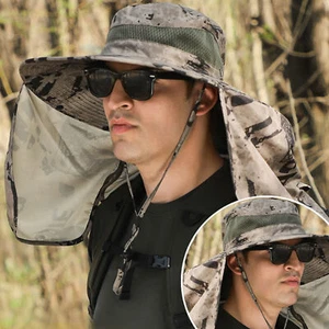 Solar Fan Hat: USB Rechargeable, Dual Cooling Fans, UV Protection, Foldable - Picture 1 of 20