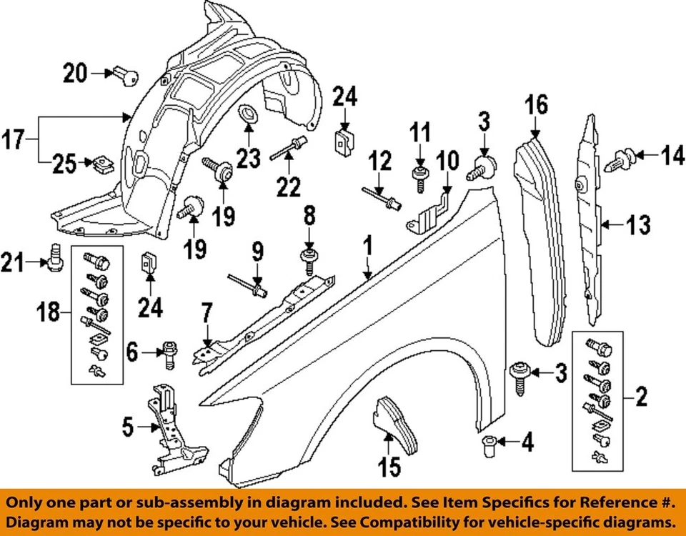 Tuerca protectora delantera de piso AUDI OEM 09-12 A4 Quattro WHT000713 Foto 1 de 1
