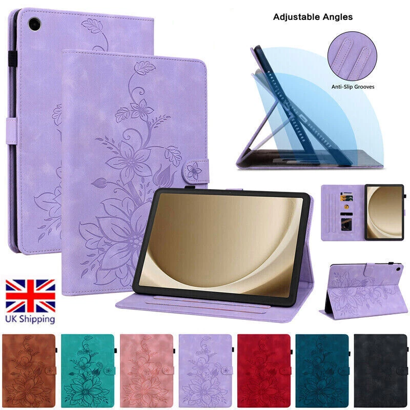 Shockproof Flip Flower Tablet Stand Case For iPad 4 5 6 7 8 9 Mini Pro Air 2024 - Image 1 of 4