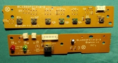 Emerson LC32DEM8 Key Control Button IR Boards BL4300F01012-3 BL4300F01012-2 - Image 1 of 2