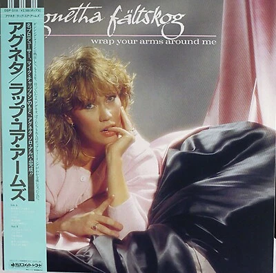 ABBA AGNETHA FALTSKOG "Wrap Your Arms Around Me" 1983 Japan Lp w/obi/Pin Up! - Image 1 of 3