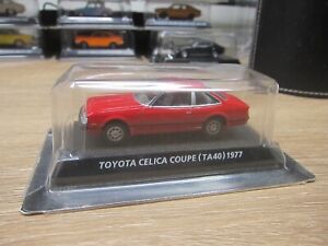 KONAMI - Scale 1/64 - TOYOTA CELICA COUPE TA40 1977 - RED - Mini Car - R14