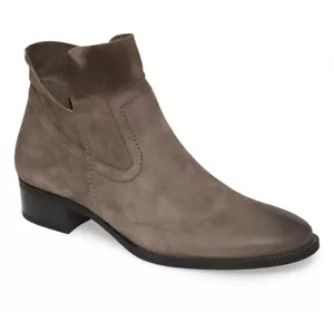 NEW PAUL GREEN Womens Taupe Suede Leather Ankle bootie/Side Zip Size US 8.5/UK 6 - Picture 1 of 12