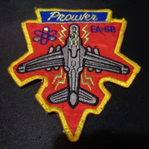 Vintage U.S. Navy Prowler EA-6B Aircraft Military Embroidered Patch - Picture 1 of 9