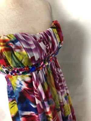 Vestido ROBERTA Juniors Talla 3/4 Alto Bajo Fiesta Baile de graduación Rojo Azul Blanco Rosa Sin Tirantes Foto 1 de 4