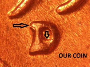 1955-D/D Repunched Mintmark RPM # 10 Lincoln Cent - Brilliant Uncirculated - Picture 1 of 6
