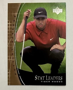 Tiger Woods 2001 Upper Deck Stat Leaders #SL7 - Imagen 1 de 2