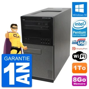 PC tour DELL OptiPlex 990 Intel Pentium G630 RAM 8Go Disco 1To Windows 10 Wifi - Imagen 1 de 6
