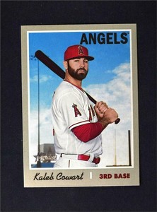 2019 Topps Heritage Base #228 Kaleb Cowart - Los Angeles Angels