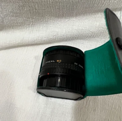 Teleconvertidor Focal MC 2X 20-06-77 con estuche hecho en Japón Foto 1 de 4