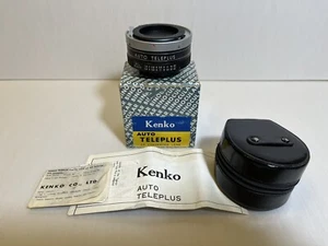 TO-R Kenko Auto Teleplus 2x Converter Lens & Case - New In Box - Picture 1 of 6