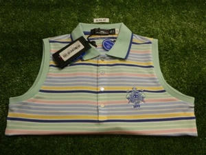 Ralph Lauren RLX Womens Tailored Fit Sleeveless Golf Shirt C.C. Logo Green Small - Picture 1 of 2