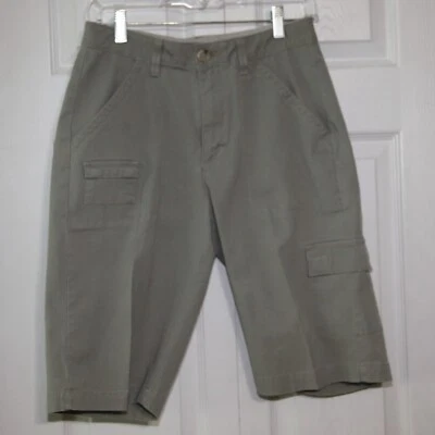 Riders Comfort Cintura Sin Gap Elástica Caqui? Bermudas Senderismo Pantalones Cortos Talla 8 Med Foto 1 de 4